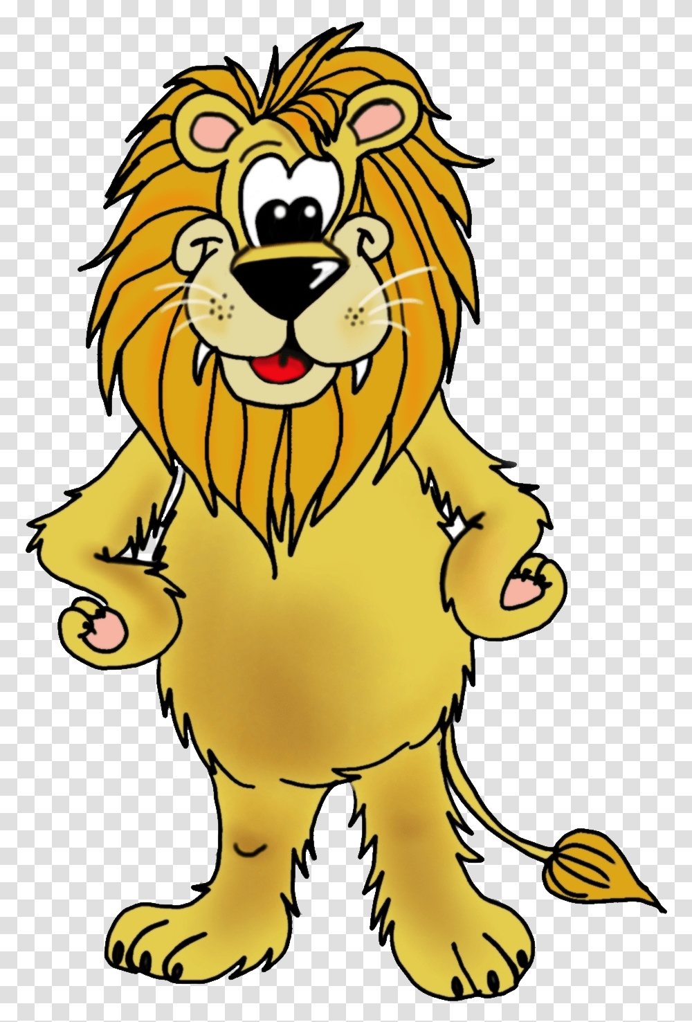 Free Custom Drawn Clipart By Jeanette Baker With A Lion Free Clipart, Mammal, Animal, Wildlife, Beaver Transparent Png