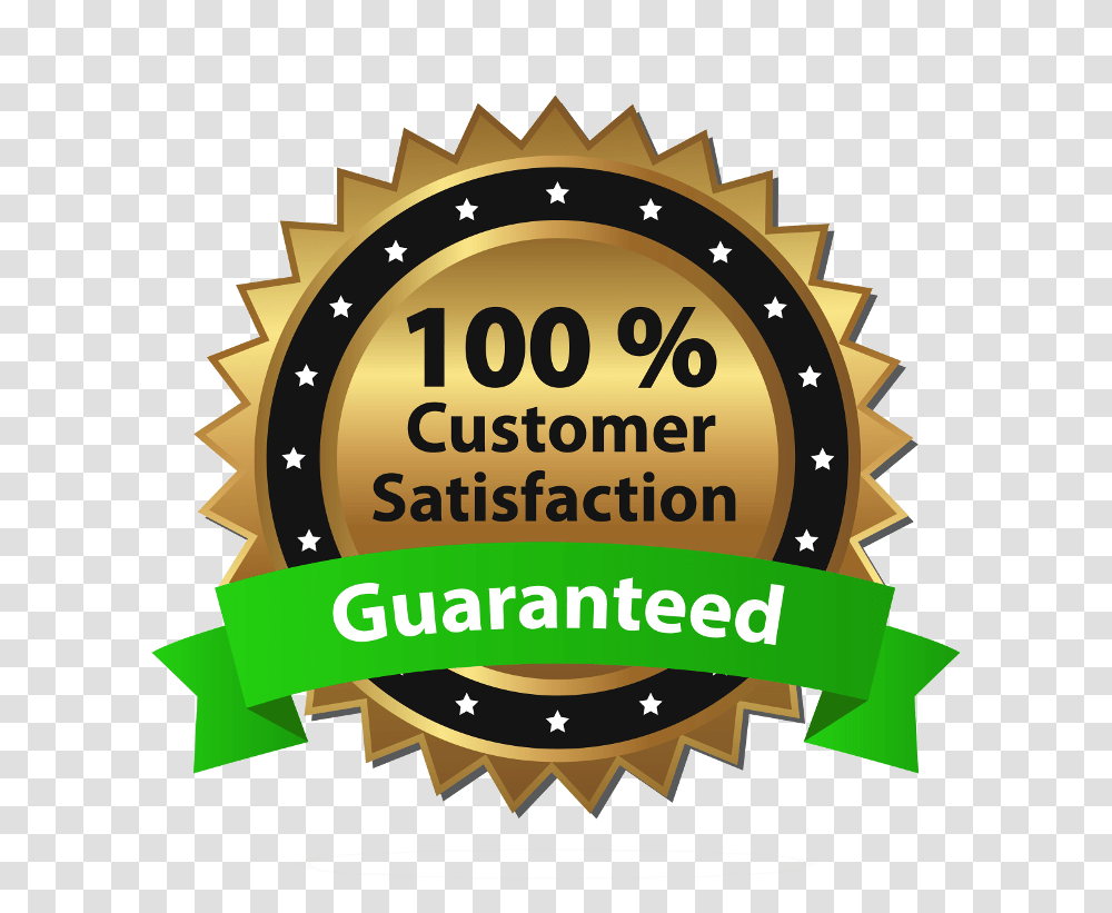 Free Customer Satisfaction Logo Satisfaction Guaranteed, Label, Text, Vegetation, Plant Transparent Png
