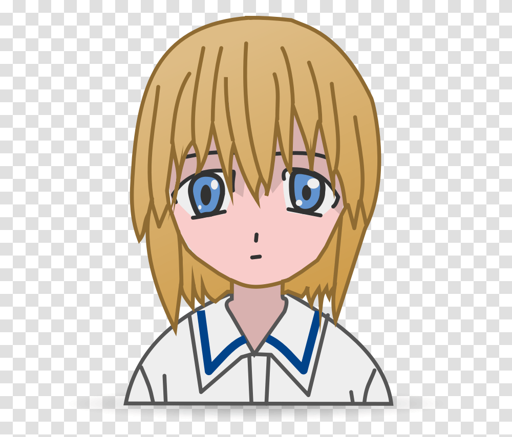 Free Cute Anime Girl Clip Art Clipartbarn Cute Face Girl Clipart, Comics, Book, Manga, Female Transparent Png