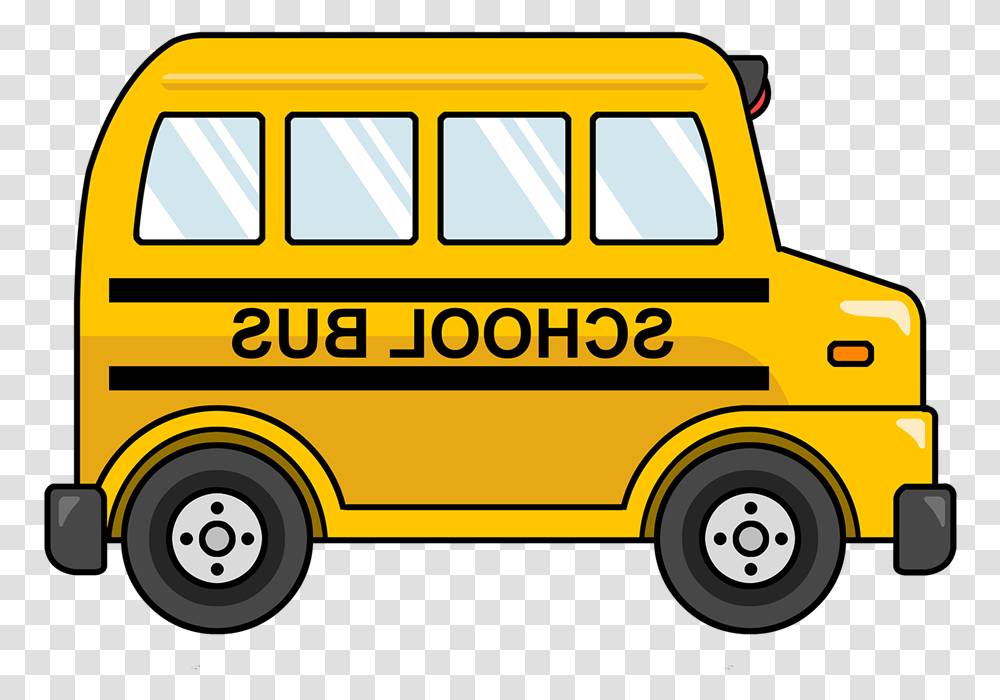 Free Cute Cartoon School Bus Clip Art School Bus Clipart, Vehicle, Transportation, Automobile Transparent Png