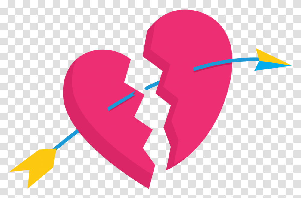 Free Cute Heart With Arrow Background Heart, Hand Transparent Png