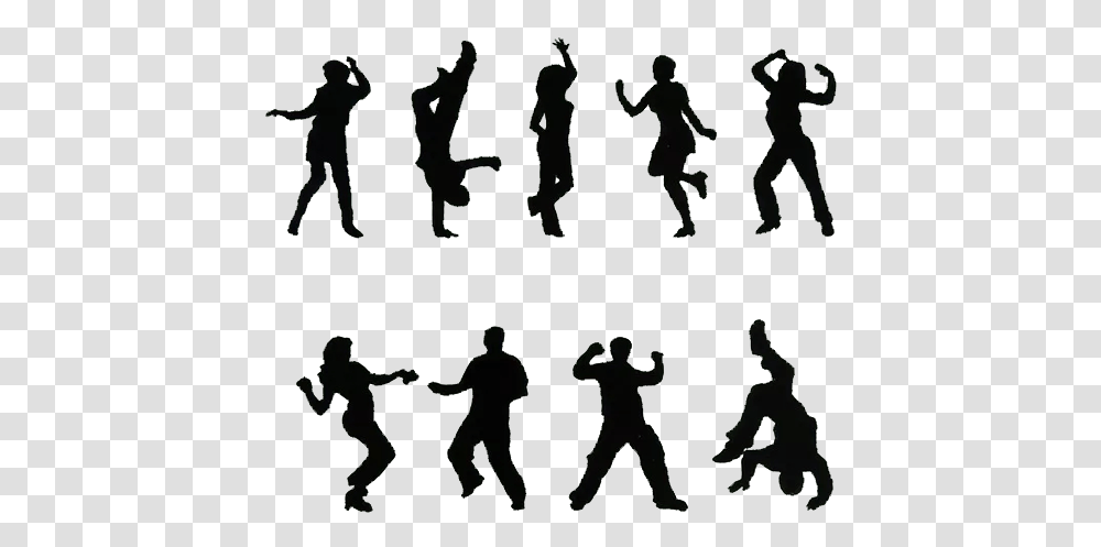 Free Dance Silhouette Breakdancing Modern Dancing Vector Silhouettes, Person, People, Sport, Team Sport Transparent Png