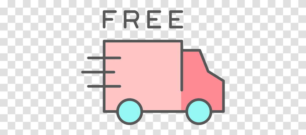 Free Delivery Color Icon & Svg Vector File Delivery Instagram Highlights Icon, Van, Vehicle, Transportation, Caravan Transparent Png