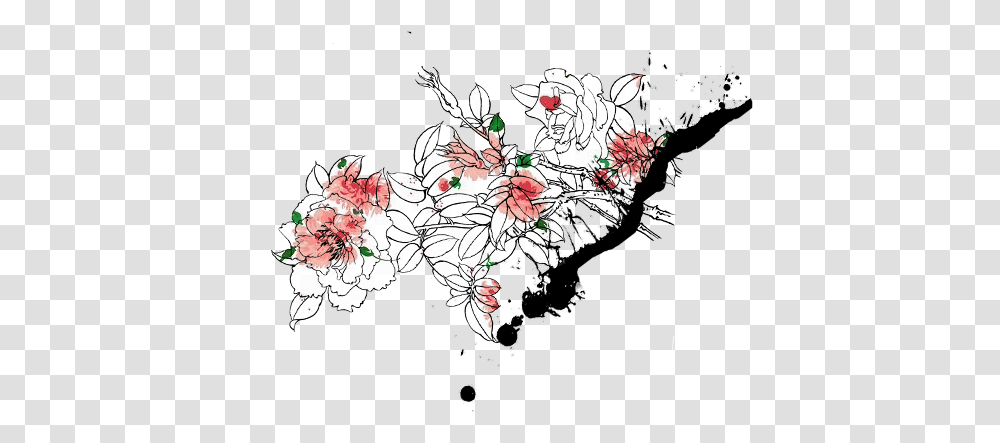 Free Desktop Wallpaper Flower Drawing Desktop Background, Graphics, Art, Floral Design, Pattern Transparent Png
