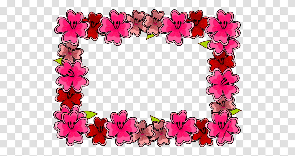 Free Digital Bright Flower Frame And Journaling Cards, Graphics, Art, Floral Design, Pattern Transparent Png