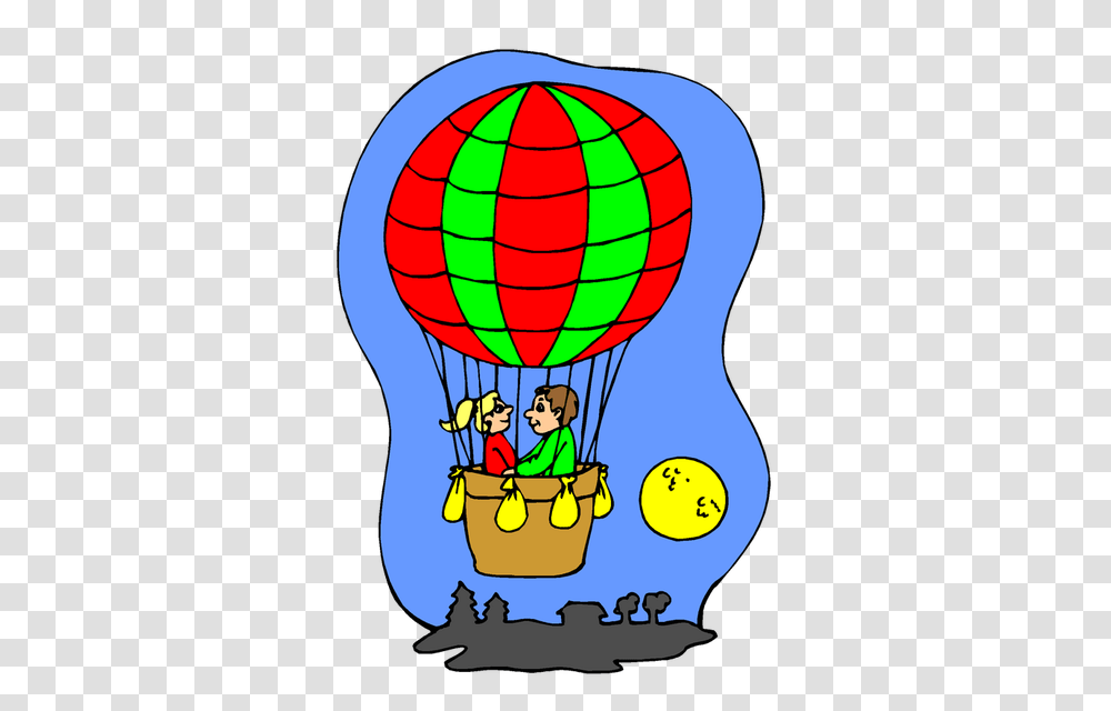 Free Digital Images Vintage Gif And Clip Art, Hot Air Balloon, Aircraft, Vehicle, Transportation Transparent Png