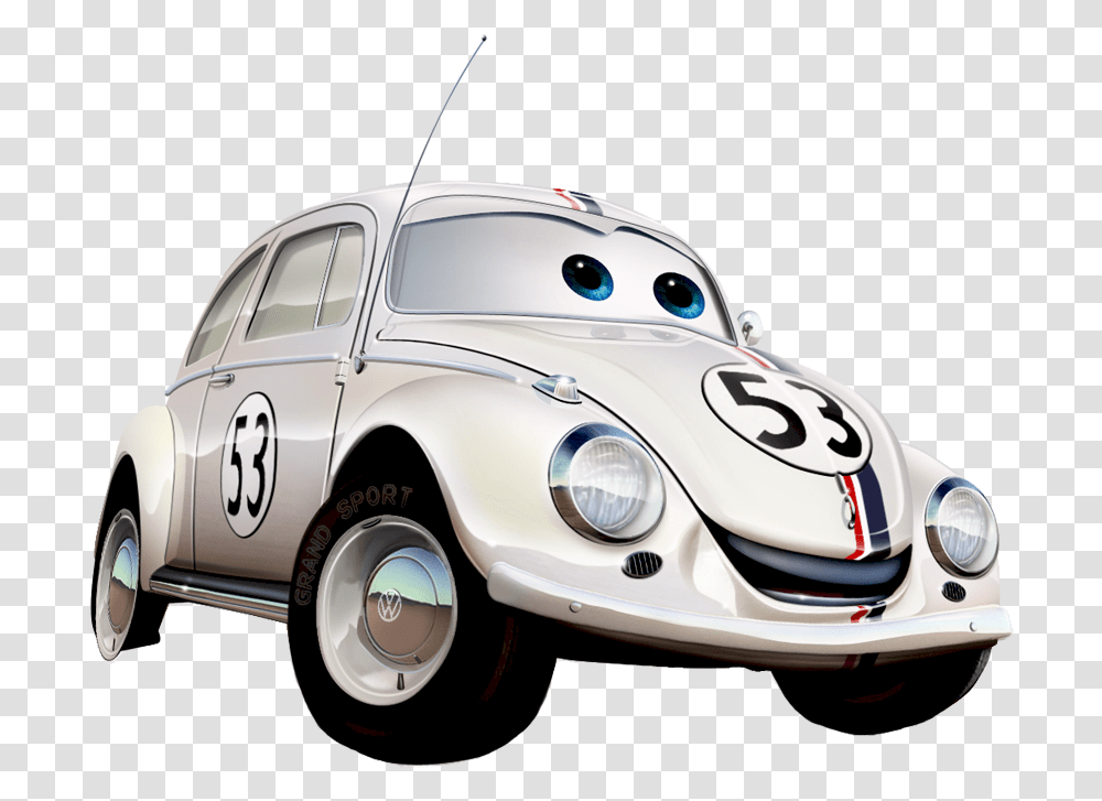 Free Disney Cars Download Clip Art Fusca Herbie, Vehicle, Transportation, Sports Car, Wheel Transparent Png