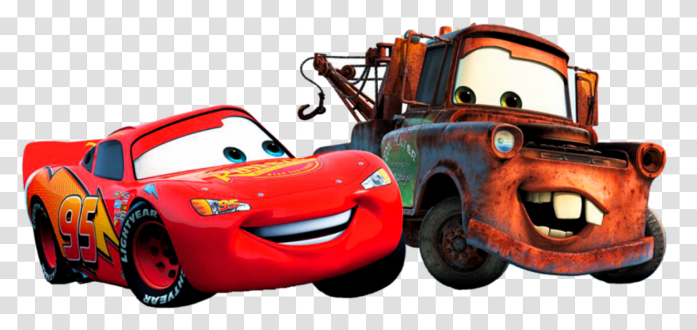 Free Disney Cars Logo Download Lightning Mcqueen And Tow Mater, Vehicle, Transportation, Automobile, Tire Transparent Png