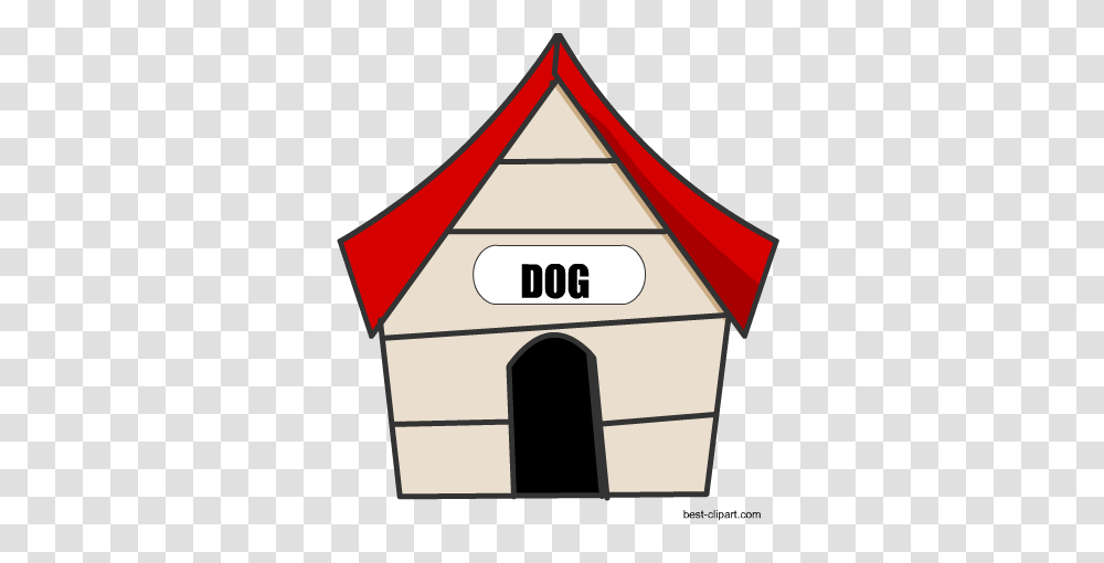 Free Dog Clip Art Dog House And Puppy Clip Art, Mailbox, Letterbox, Den, Label Transparent Png
