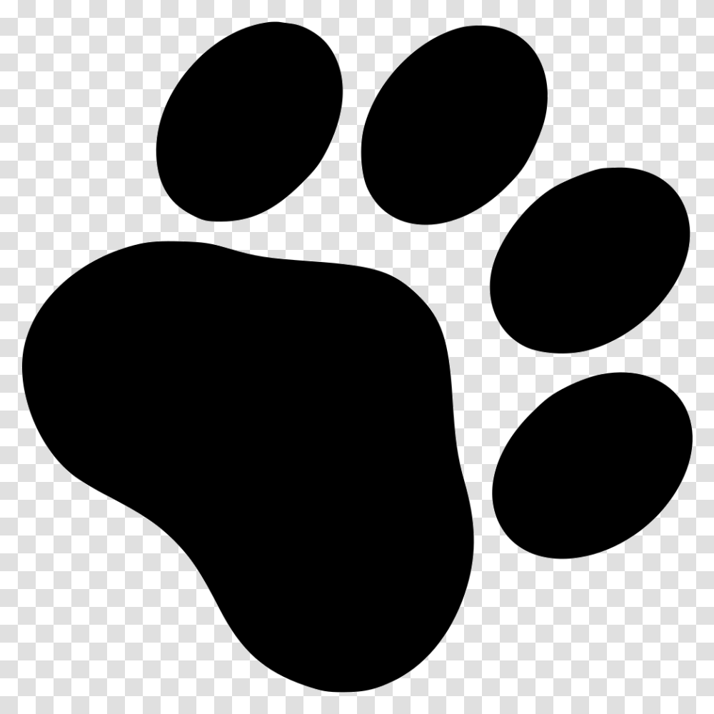 Free Dog Paw Free Dog Paw Svg, Footprint, Stencil Transparent Png
