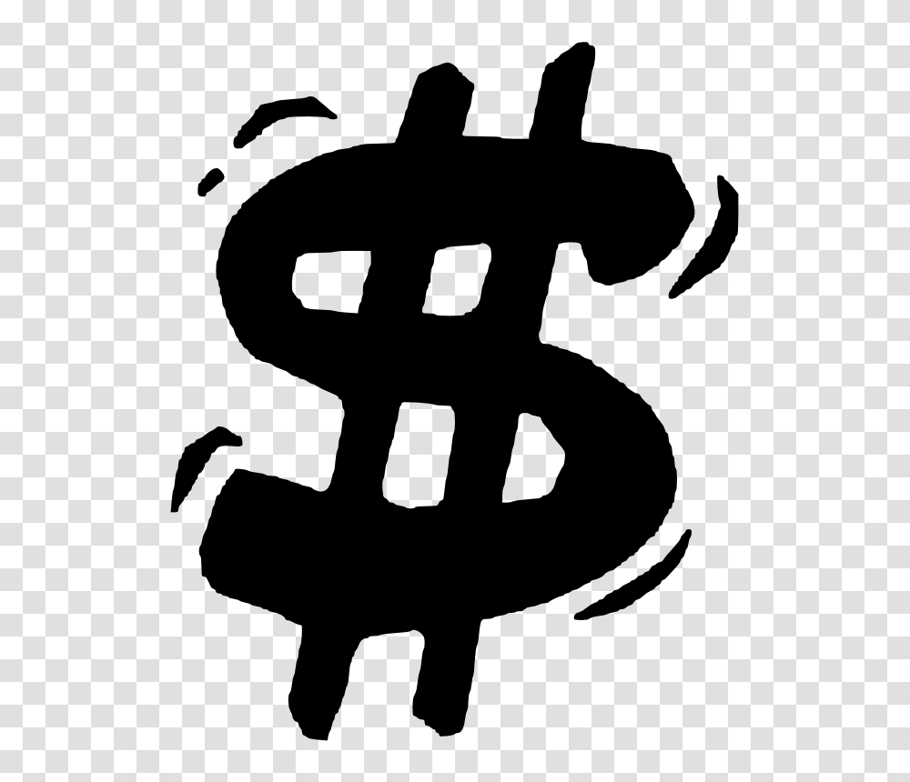 Free Dollar Sign Clip Art, Stencil, Silhouette Transparent Png