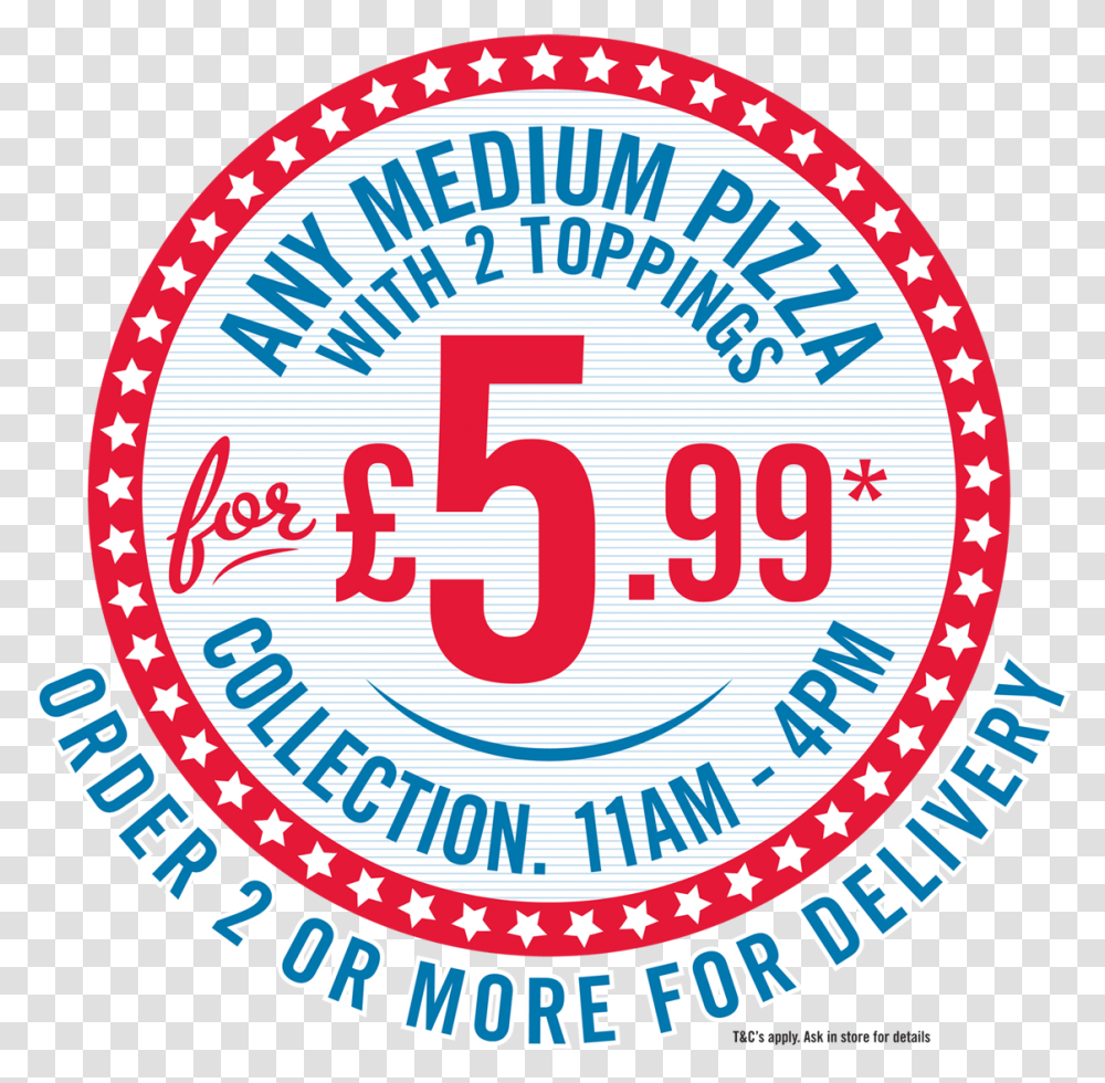 Free Dominos Pizza Box Instagram Circle, Label, Text, Number, Symbol Transparent Png