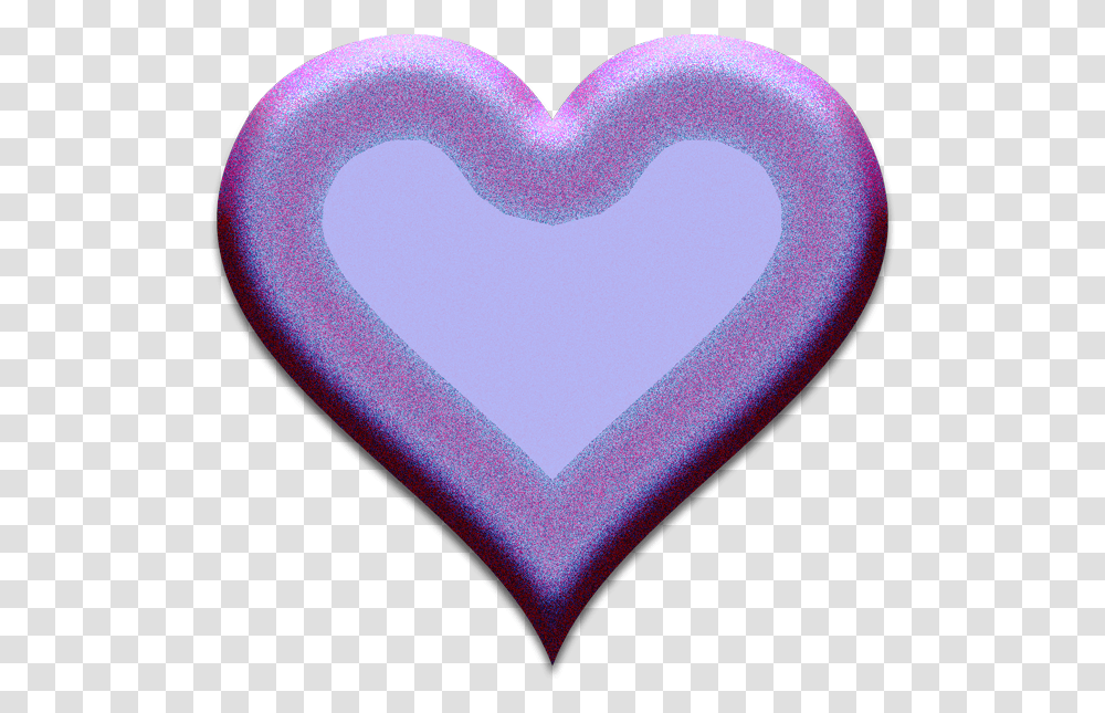 Free Download 3d Christmas Heart Stylish Heart Heart, Purple, Cushion, Pillow, Tape Transparent Png