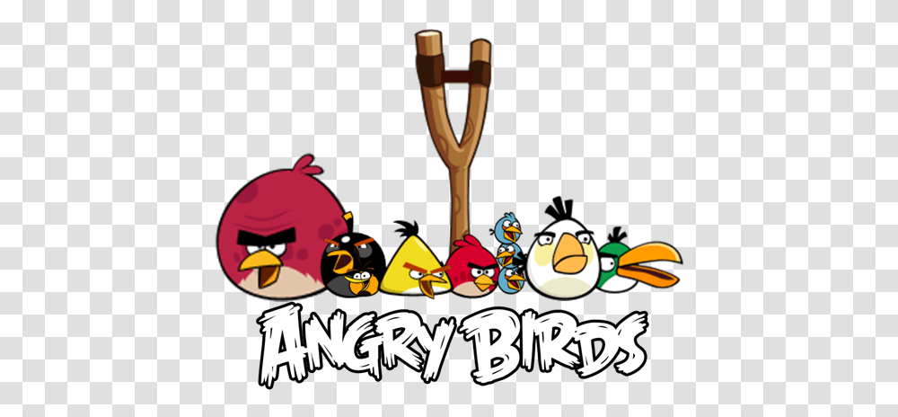Free Download Angry Birds Slingshot Angry Birds Logo, Animal, Poster, Advertisement Transparent Png