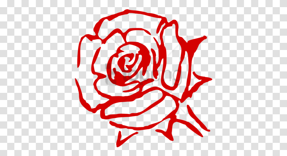 Free Download Art Line Red Rose Images Background Red Rose Art, Flower, Plant, Blossom, Animal Transparent Png