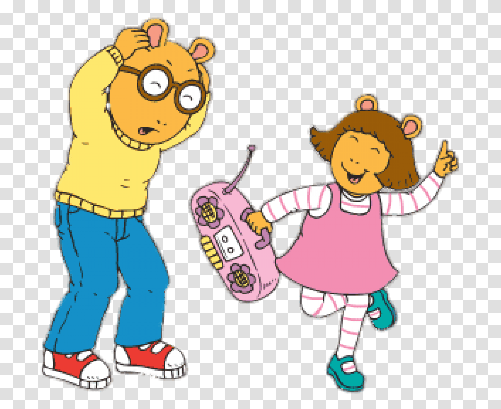 Free Download Arthur's Sister Plays Annoying Music Arthur Is A, Person, People, Team Sport Transparent Png