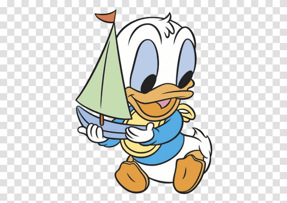 Free Download Baby And Donald Duck Playing Baby Donald Duck Clip Art, Hat, Elf, Crowd Transparent Png