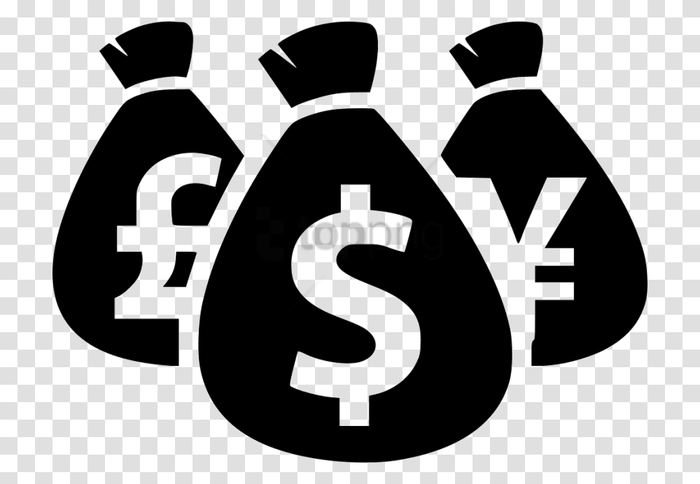 Free Download Bags Of Money Silhouette Images Money Power Women Drugs Logo, Stencil, Alphabet Transparent Png