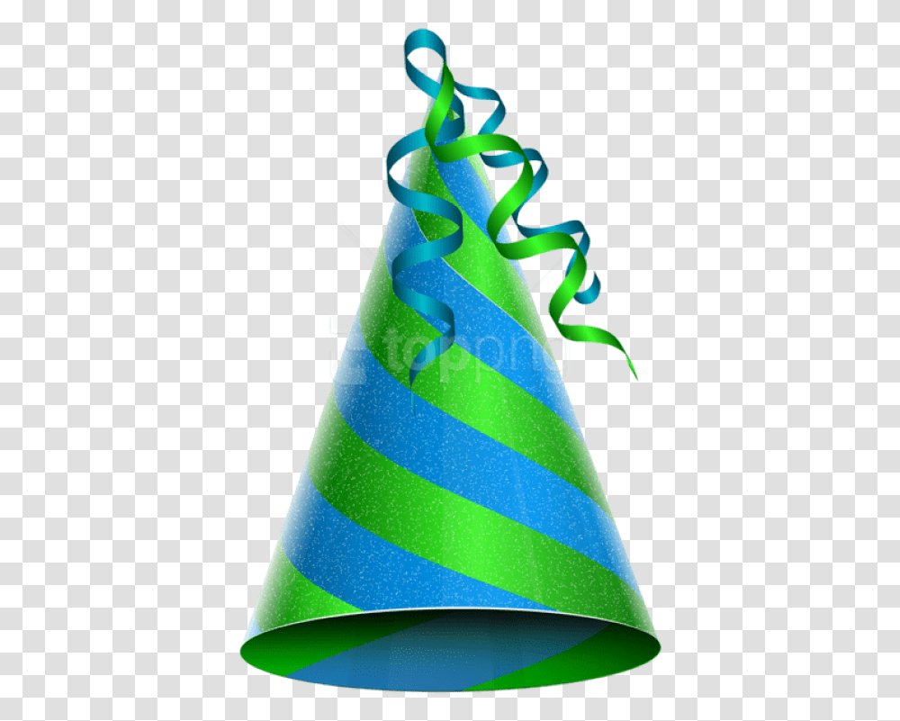 Free Download Birthday Party Hat Green Blue Background Party Hat, Apparel, Birthday Cake, Dessert Transparent Png