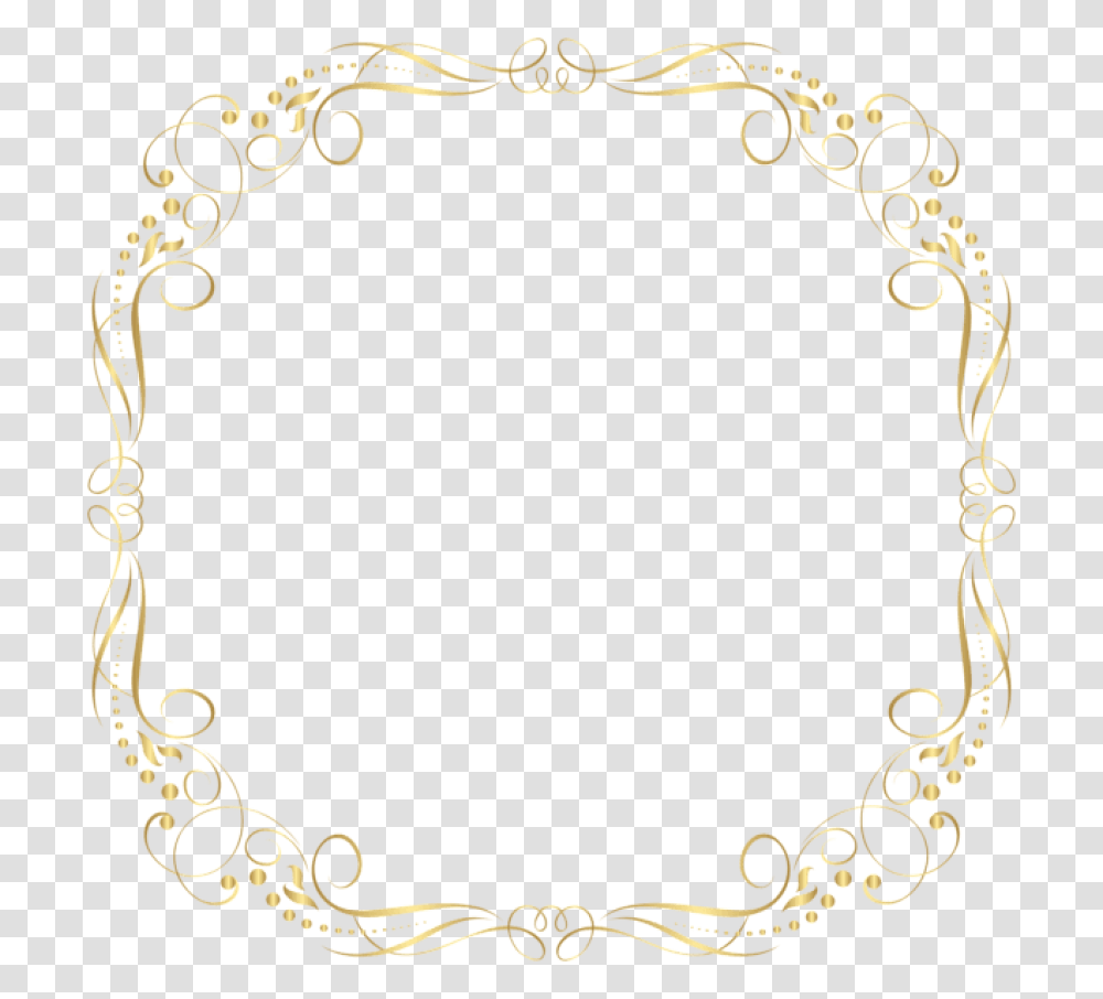 Free Download Border Frame Deco Clipart Photo, Oval, Bracelet, Jewelry, Accessories Transparent Png