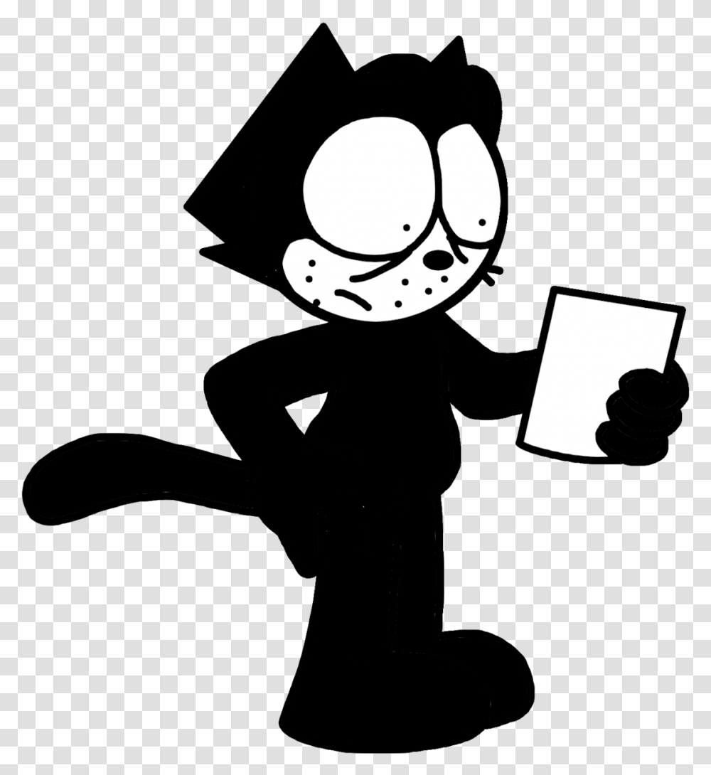 Free Download Cartoon Clipart Felix The Cat Mickey Cartoon, Stencil, Label Transparent Png