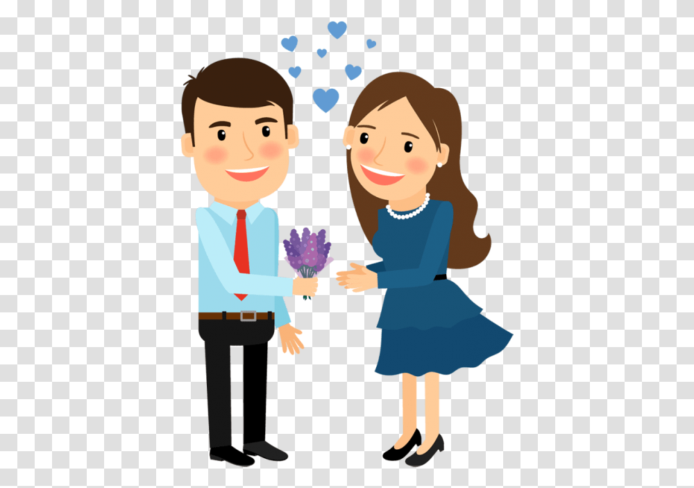 Free Download Cartoon Image Of Man And Woman Man And Woman Love Cartoon, Person, Human, Hand, People Transparent Png