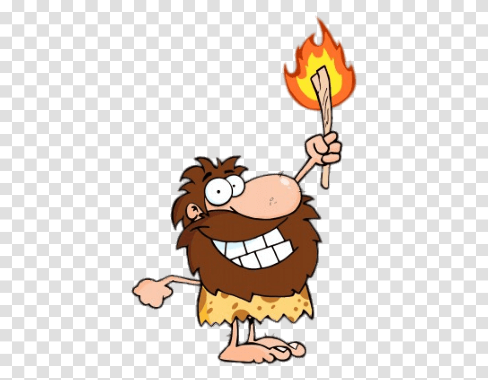 Free Download Caveman Holding A Torch Images, Leisure Activities, Sweets, Food, Confectionery Transparent Png