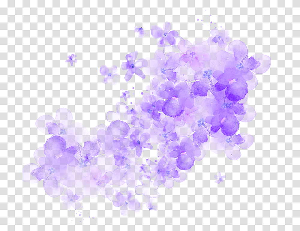 Free Download Cherry Blossom Watercolor Flower Purple Watercolor Flower, Pattern, Ornament Transparent Png