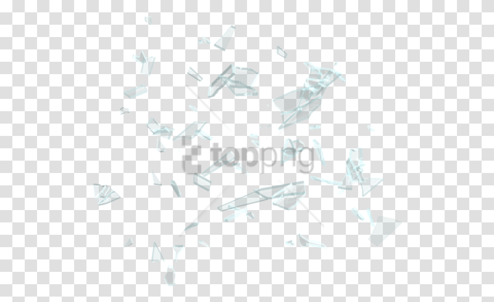 Free Download Cracked Glass Effect Images Origami Paper, Confetti Transparent Png