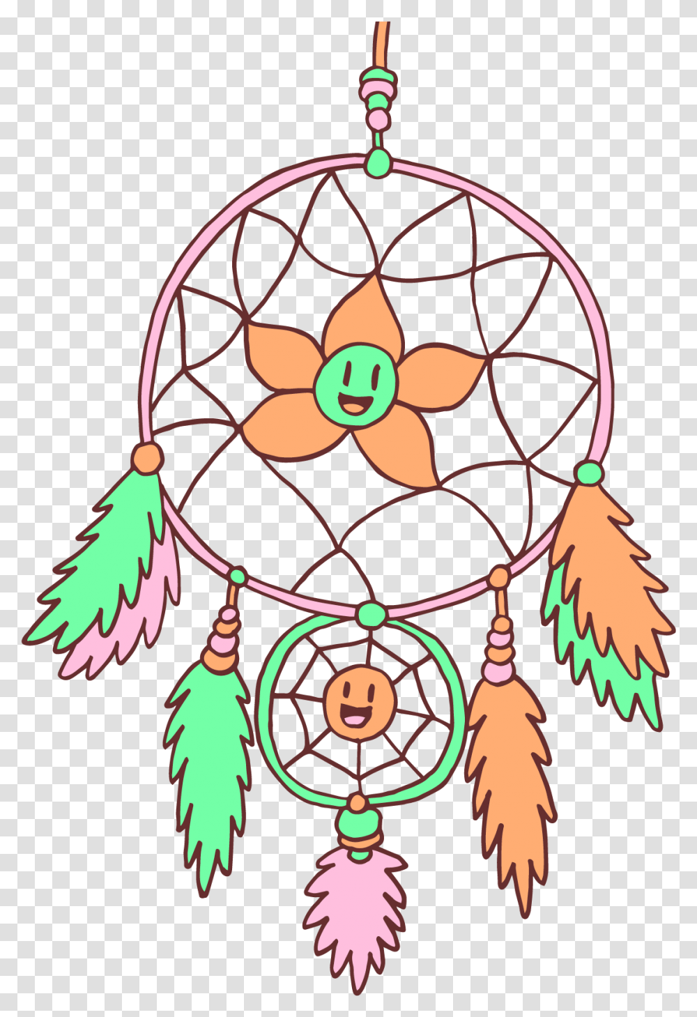 Free Download Dream Clipart Drawing Dream Catcher Animation, Ornament, Pattern, Tree, Plant Transparent Png