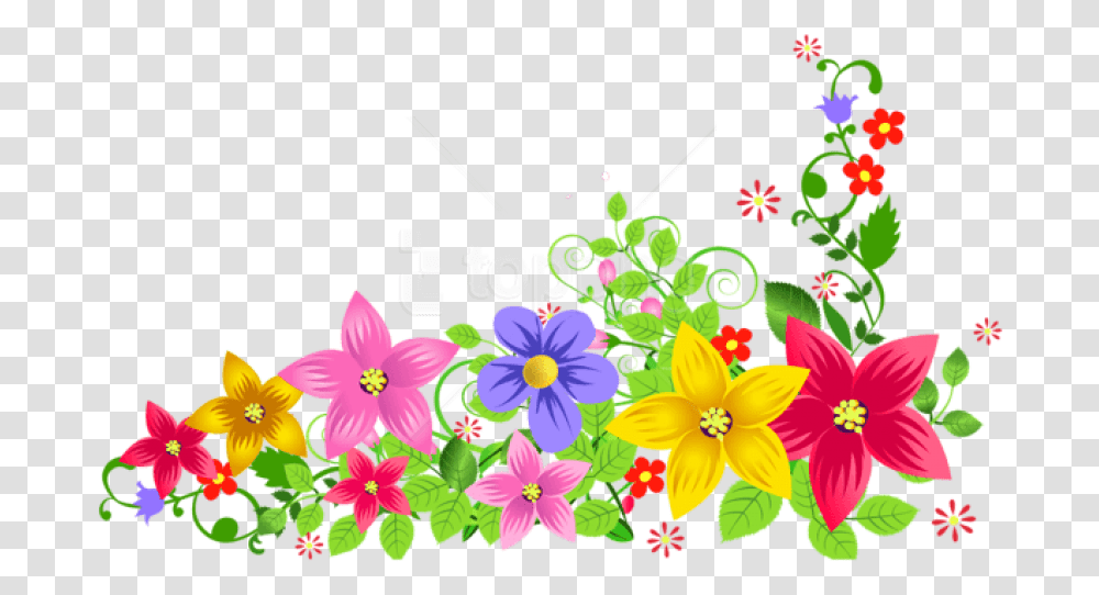 Free Download Floral Decoration Clipart Flowers Images Hd, Floral Design, Pattern, Plant Transparent Png