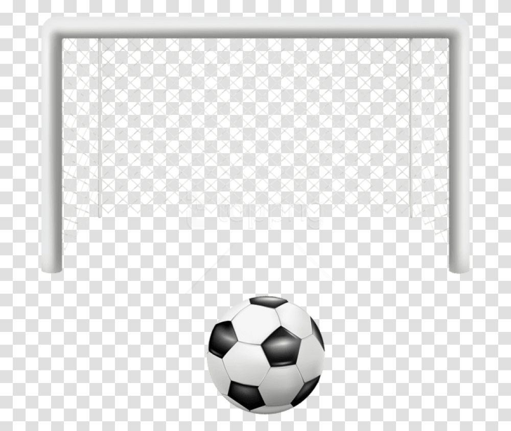 Free Download Football Gate And Ball Images Arco De Futbol, Soccer Ball, Team Sport, Sports, Chain Mail Transparent Png
