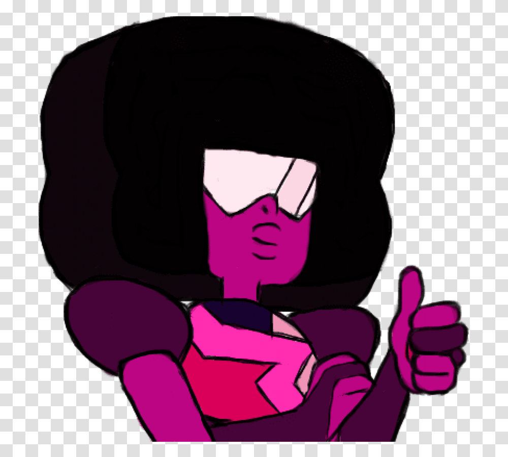 Free Download Garnet Thumbs Up Images Background Steven Universe Thumb Up, Person, Human, Cushion, Hand Transparent Png