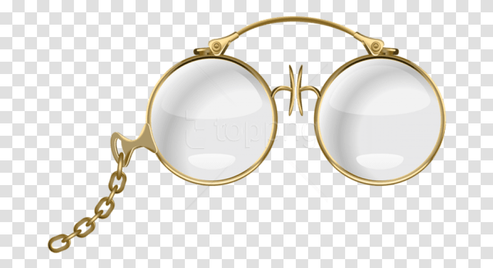Free Download Gold Eyeglassespicture Clipart, Accessories, Accessory, Goggles, Sunglasses Transparent Png