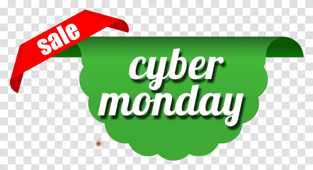 Free Download High Quality Cyber Monday Ribbon Background Cyber Monday, Text, Plant, Symbol, Logo Transparent Png