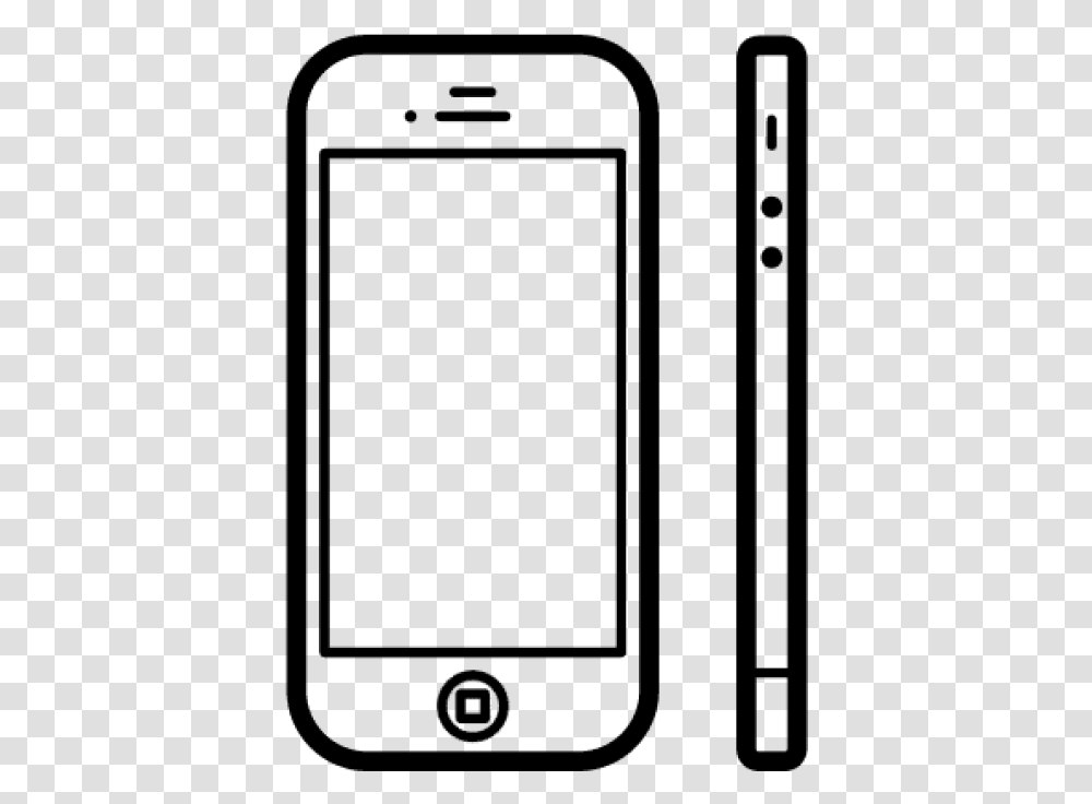 Free Download Iphone Side View Vector Images Side View Of A Phone, Gray, World Of Warcraft Transparent Png