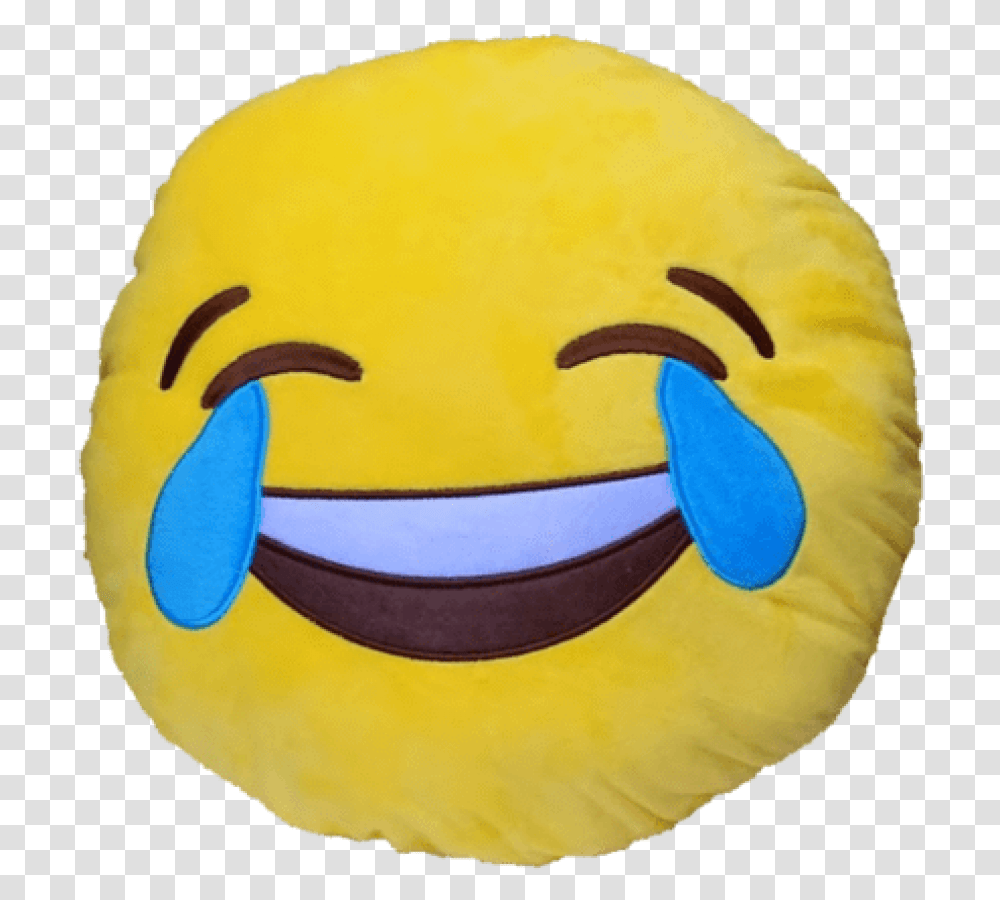 Free Download Laughing Crying Emoji Beanie Laughing Emoji Pillow, Cushion, Bird, Animal, Plush Transparent Png