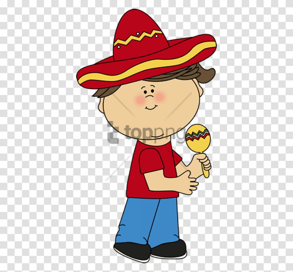 Free Download My Cute Graphics Spanish Images Cinco De Mayo Clipart Girl, Musical Instrument, Hat, Apparel Transparent Png