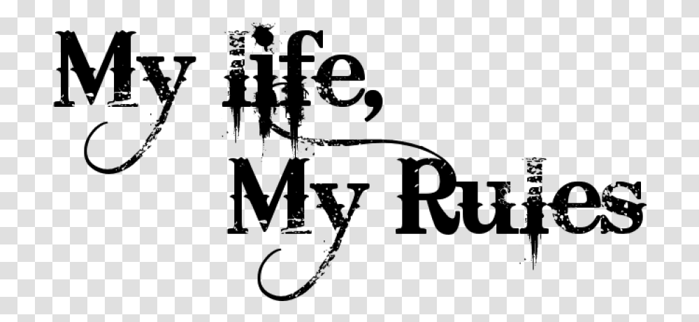 Free Download My Life My Rules Tattoo Images My Life My Rules, Gray, World Of Warcraft Transparent Png