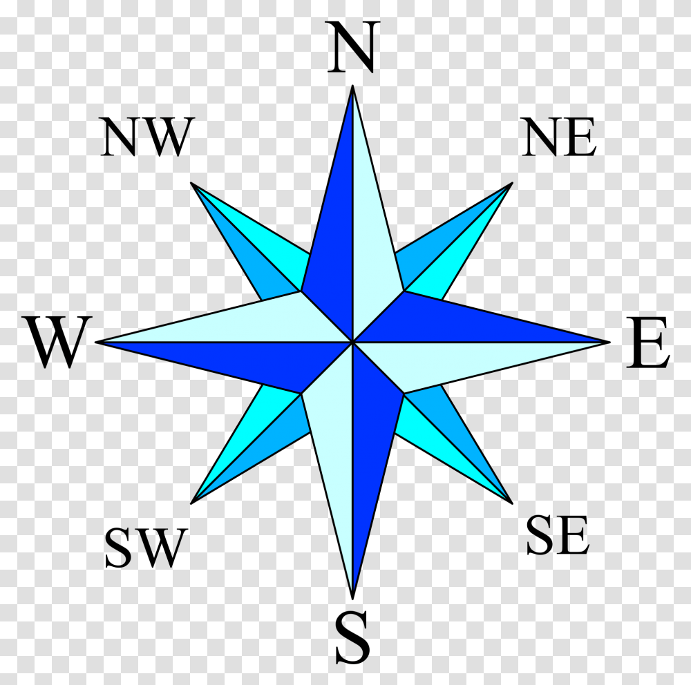 Free Download Of Compass Rose Icon Clipart Compass Rose, Airplane, Aircraft, Vehicle Transparent Png