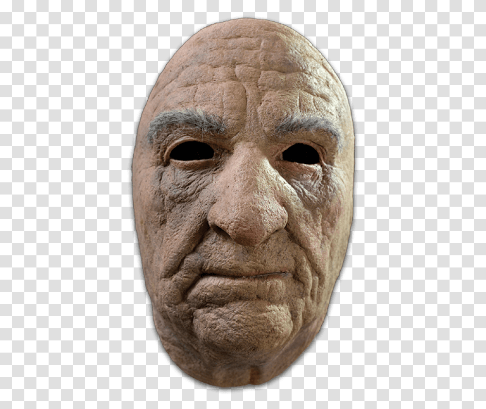 Free Download Old Person Face Mask Images Background Front Face Old Man, Head Transparent Png