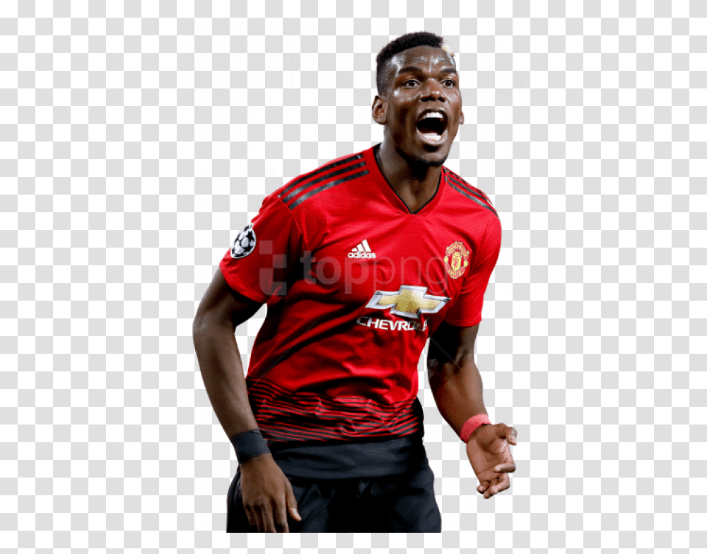 Free Download Paul Pogba Images Background, Shirt, Person, Jersey Transparent Png