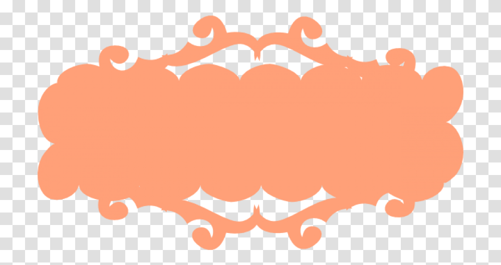 Free Download Peach Ribbon Banner Banner Design Blank Hd, Mustache, Food, Hand, Stencil Transparent Png