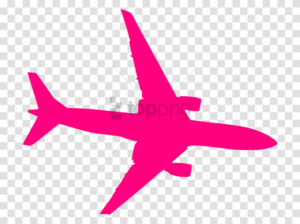 Free Download Pink Airplane Images Background Airplane Clipart, Aircraft, Vehicle, Transportation, Airliner Transparent Png