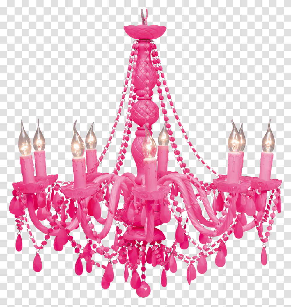 Free Download Pink Chandelier, Lamp, Crystal Transparent Png