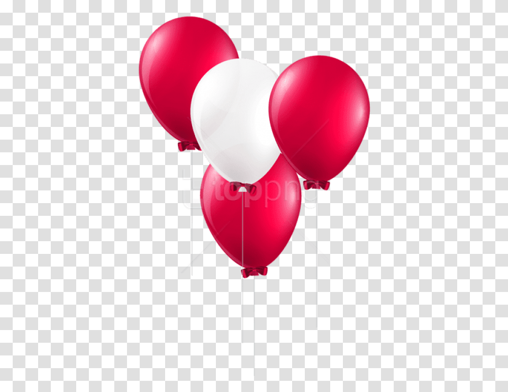 Free Download Red And White Balloons Images Red Balloons Transparent Png