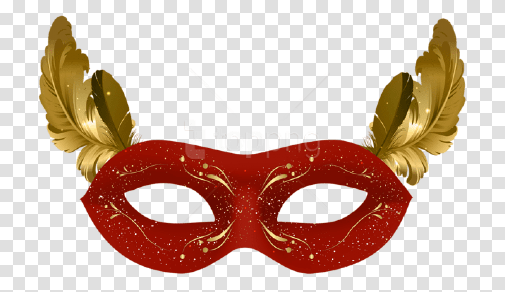 Free Download Red Carnival Mask Clipart Red Masquerade Mask, Ketchup, Food Transparent Png