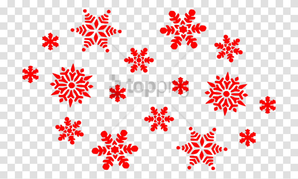 Free Download Red Snowflakes Red Christmas Snowflakes, Pattern, Fractal, Ornament Transparent Png