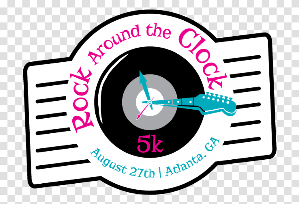 Free Download Rock Around The Clock Logo Images Clipart Rock Around The Clock, Analog Clock, Scissors, Blade, Weapon Transparent Png