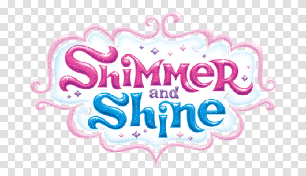 Free Download Shimmer And Shine Logo Clipart Shimmer And Shine Logo Blank, Word, Alphabet, Label Transparent Png
